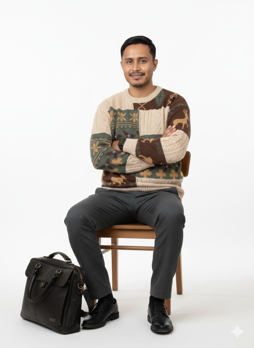 Twist Sweater Men's Autumn and Winter American Style Retro Design Sense Fashion Brand Stitching Color Crewneck Sweater Coat Sweater