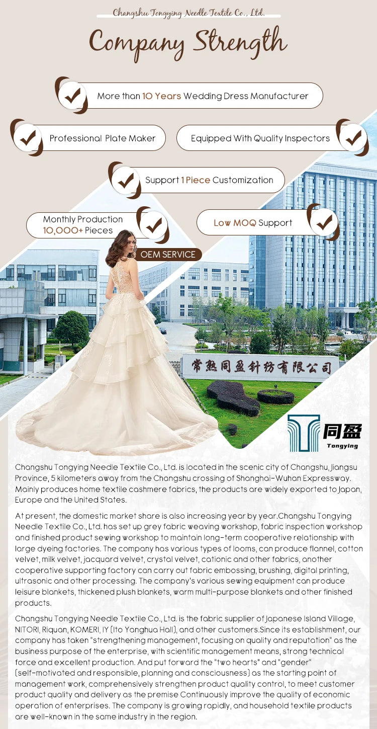 1 Piece Low Moq Modern Draped Princess Button White Wedding Evening Dress with Chapel Train for Women