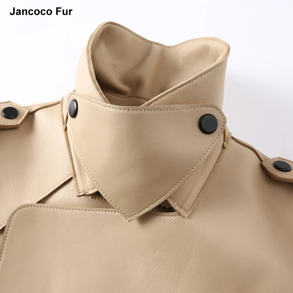 Multi Color Genuine Sheepskin Bomber Leather Jacket Women Motorcycle Leather Jackets