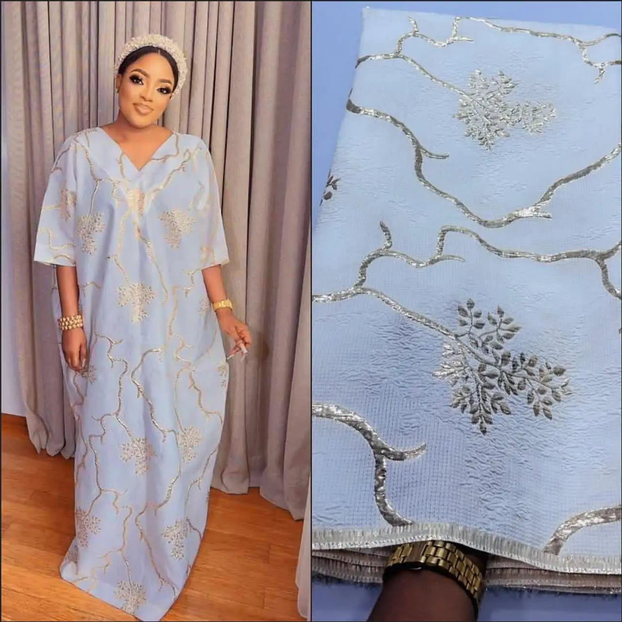 African Tulle Lace Fabric 2023 Satin Nigerian Brocade Gild Jacquard Lace Fabric For Sewing Wedding Party Dress Women Cloth PL194
