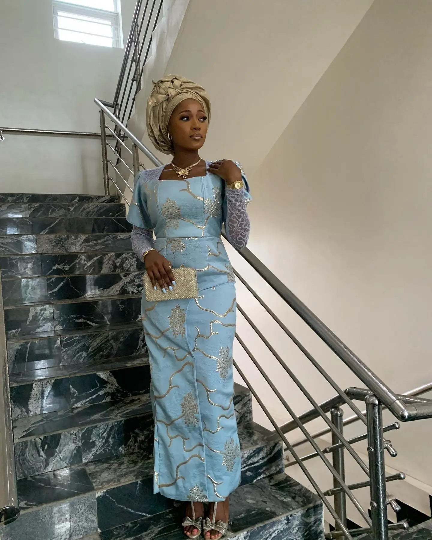 African Tulle Lace Fabric 2023 Satin Nigerian Brocade Gild Jacquard Lace Fabric For Sewing Wedding Party Dress Women Cloth PL194