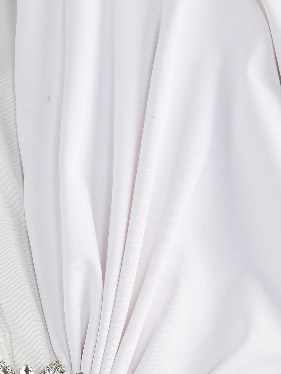 3 Colors New Ins Winter 2024 Women Long Sleeve Red Black Maxi Bodycon Dress Deep V Neck Crystal Evening Party Dress Vestido